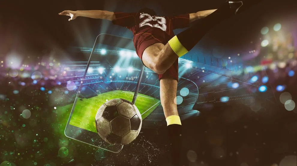 Suasana pertandingan olahraga untuk navigasi liga di 567TV