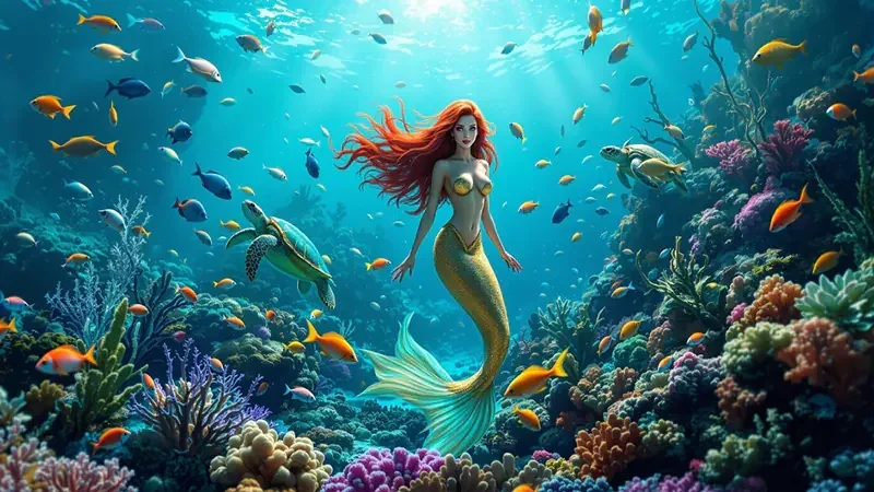 Layar permainan tembak ikan dengan suasana bawah laut